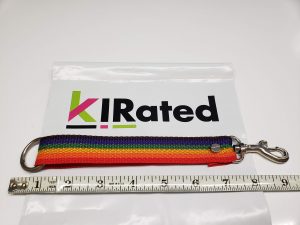 Skinny Classic Rainbow Fob - Silver Hardware